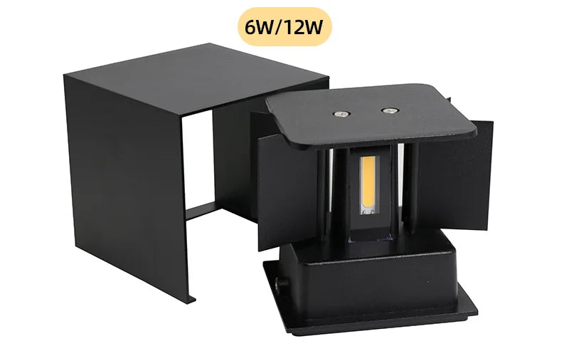 Aluminum Led Outdoor Wall Light Waterproof Porch Garden Lights Indoor Wall Lamp Decor Bedroom Living Room Corridor Stairs Lamps