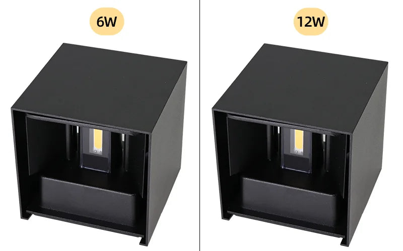 Aluminum Led Outdoor Wall Light Waterproof Porch Garden Lights Indoor Wall Lamp Decor Bedroom Living Room Corridor Stairs Lamps