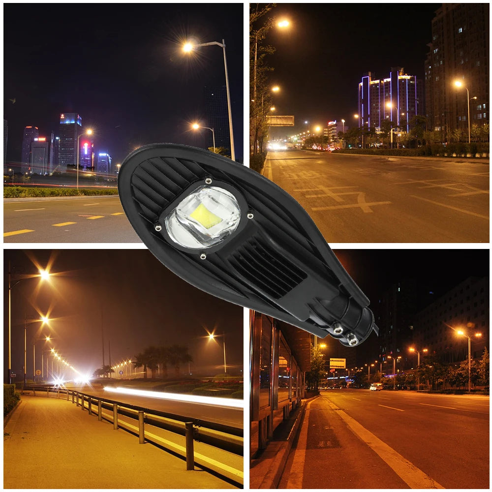 30W 50W 100W Street Light-150W LED OutdoorLights for Garden Lights Road Lamp AC110V 220V 230V 240V COB Streetlight Lighting