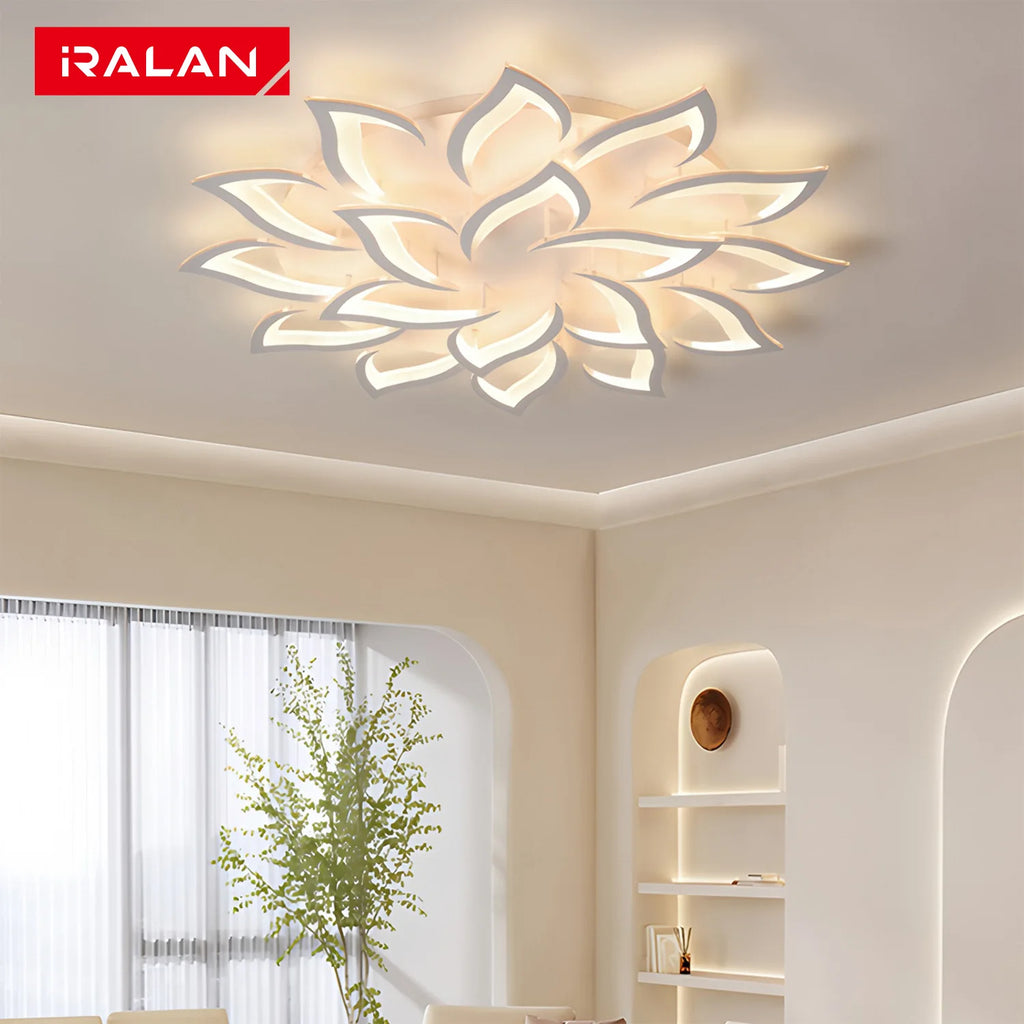 Nordic Ceiling Pendant Lamps Flowers Ceiling Chandeliers Living Room Restaurant Bedroom Decor Modern LED Ceiling Lights Fixture