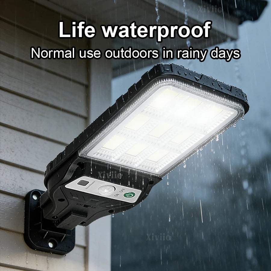 1500W High Power Solar LED Lamp Super Bright Street Light Waterproof Motion Sensor Solar Garden Light Outdoor Yard Garage Lights