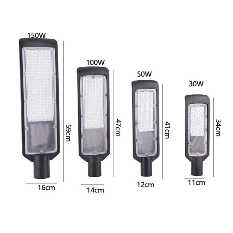 30W 50W 100W Street Light-150W LED OutdoorLights for Garden Lights Road Lamp AC110V 220V 230V 240V COB Streetlight Lighting