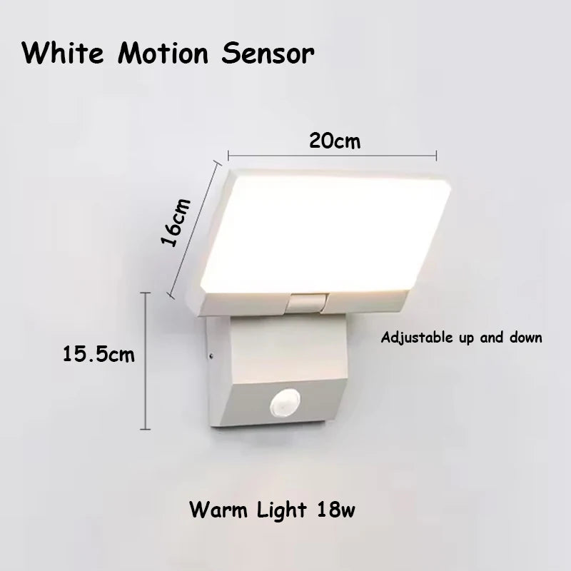 Motion Sensor LED Wall Light