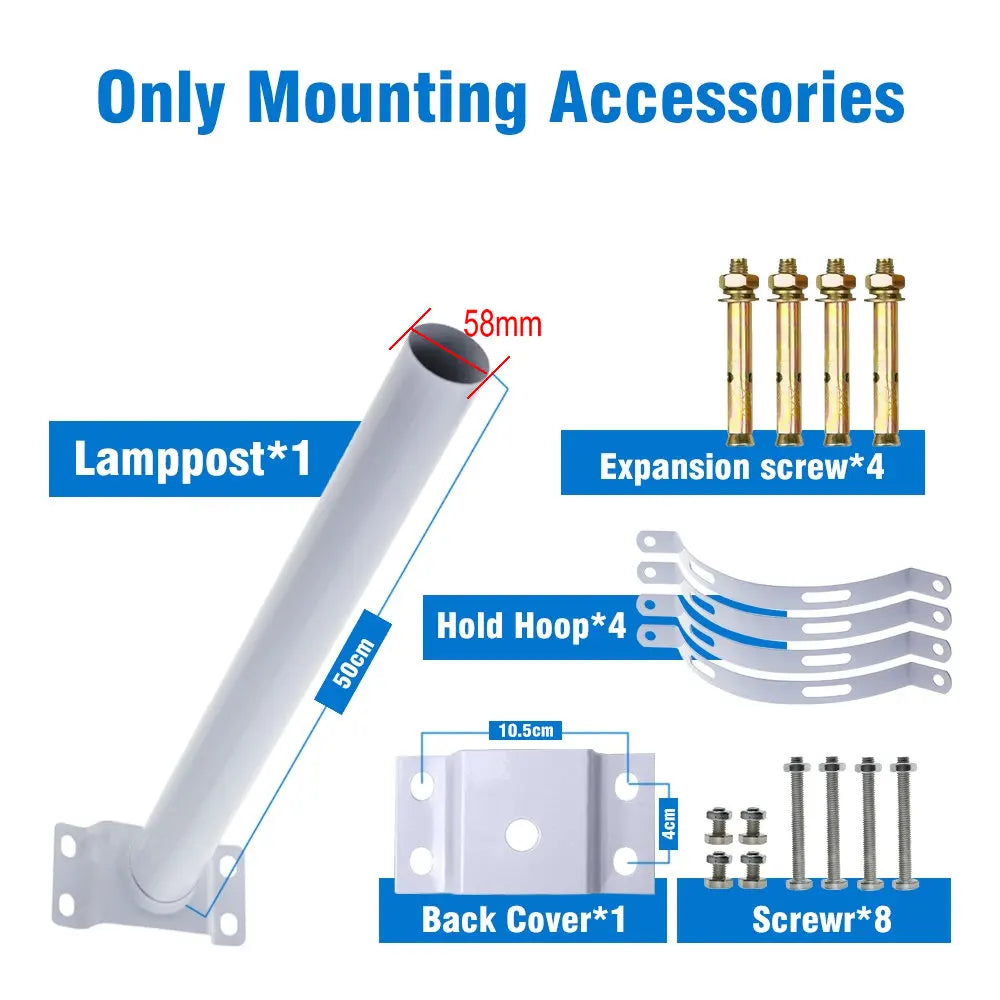 Waterproof Adjustable Lamp Arm LED Street Light for Outdoor