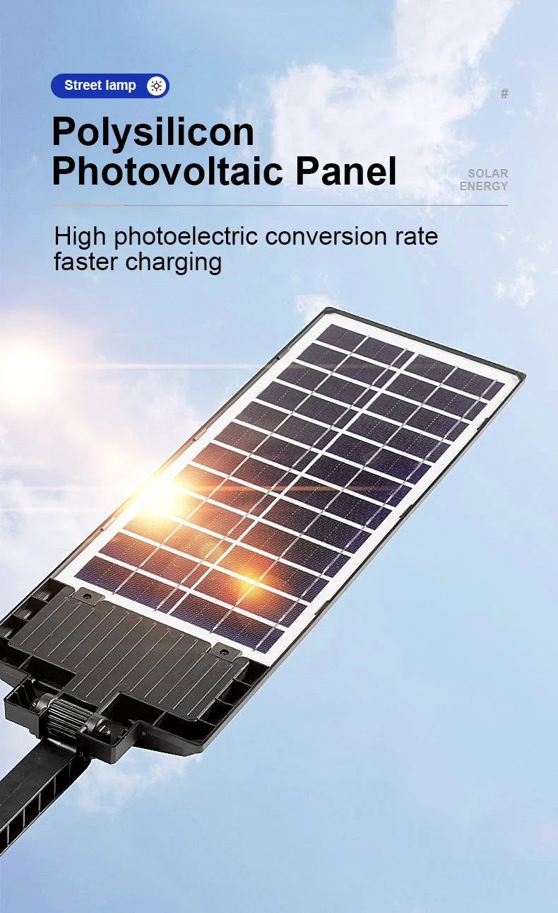 Motion Sensor Solar Street Lamp Ultra Bright External Solar Lamp Yard Garden Lantern