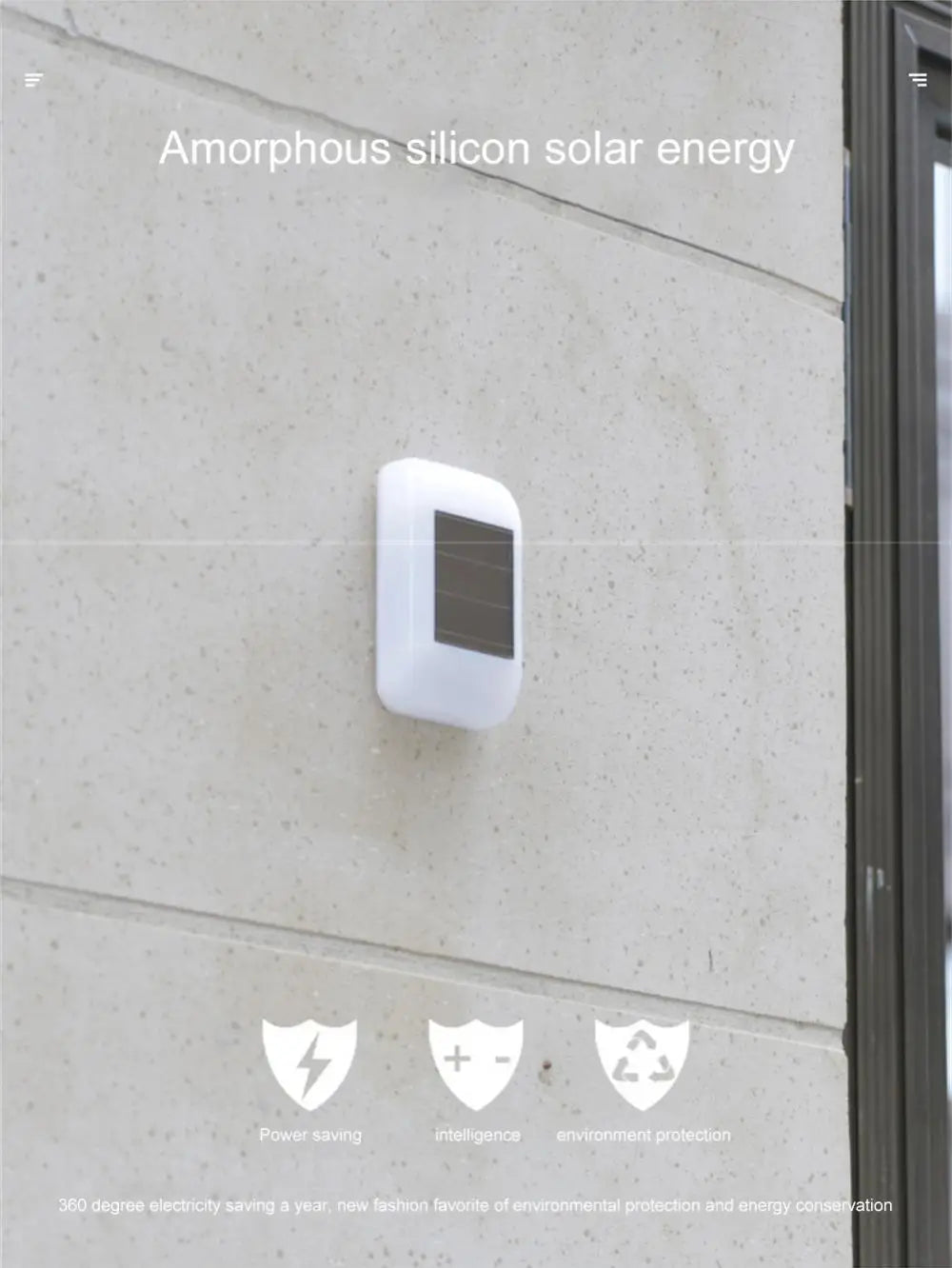 LED Solar Street Lights Waterproof Lighting Outdoor Motion Sensor Wall Solar Powered Lights For Patio Garden