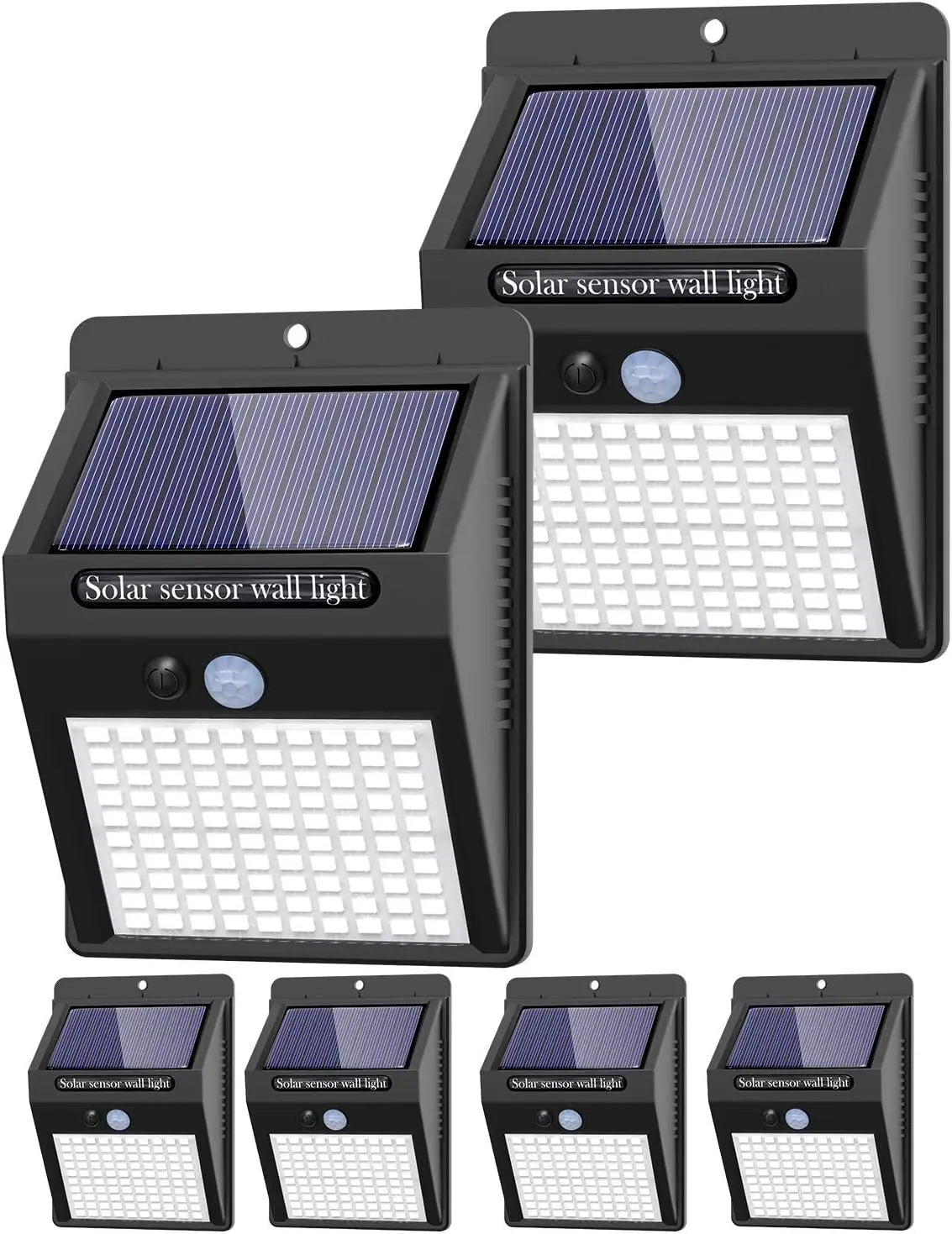Outdoor Solar Motion Lights - 3 Modes/100LED Wireless, IP65 Waterproof Solar Security Lights with Motion Sensor for Front Door,