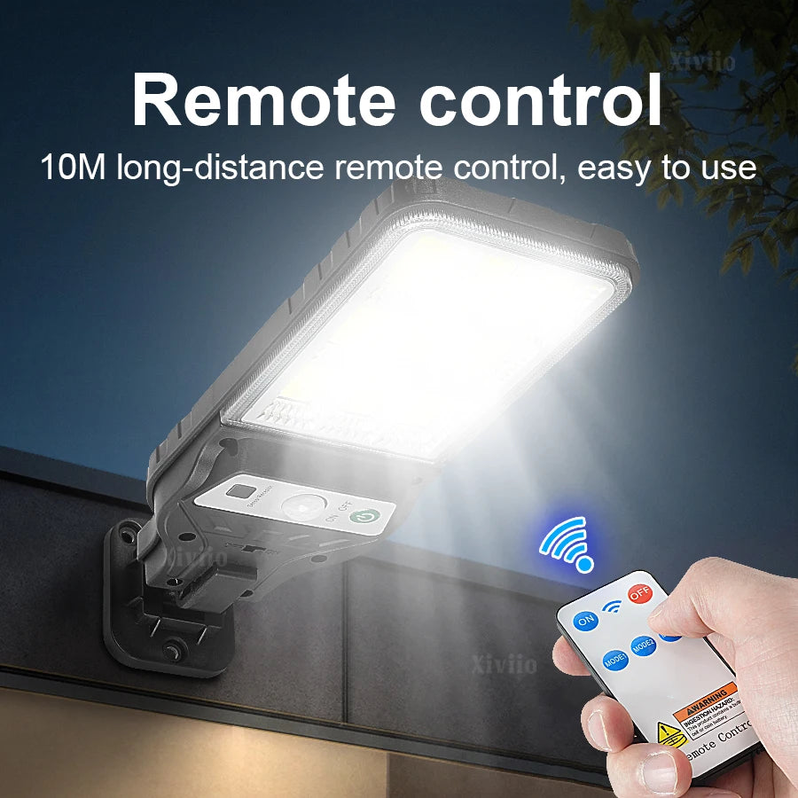 1500W High Power Solar LED Lamp Super Bright Street Light Waterproof Motion Sensor Solar Garden Light Outdoor Yard Garage Lights