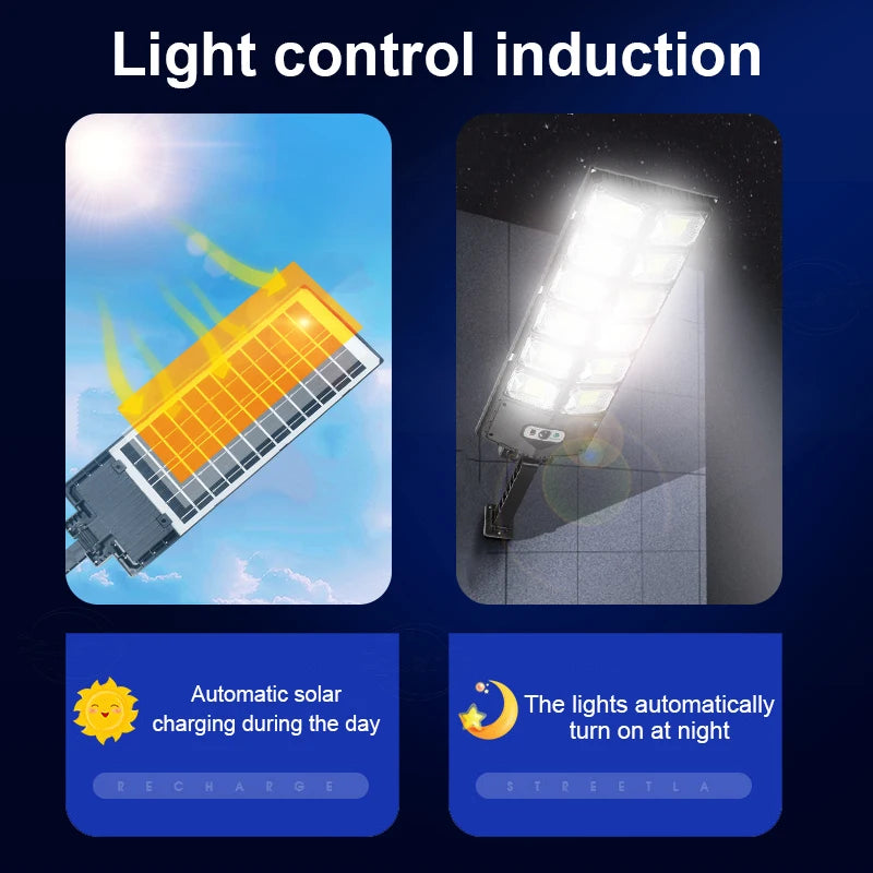 Super Bright 1008-LED Solar Lights Outdoor Street Lamp 3 modes IPX65 Waterproof Garden Lighting With Smart Motion Sensor