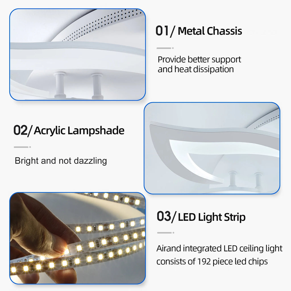 Nordic Ceiling Pendant Lamps Flowers Ceiling Chandeliers Living Room Restaurant Bedroom Decor Modern LED Ceiling Lights Fixture