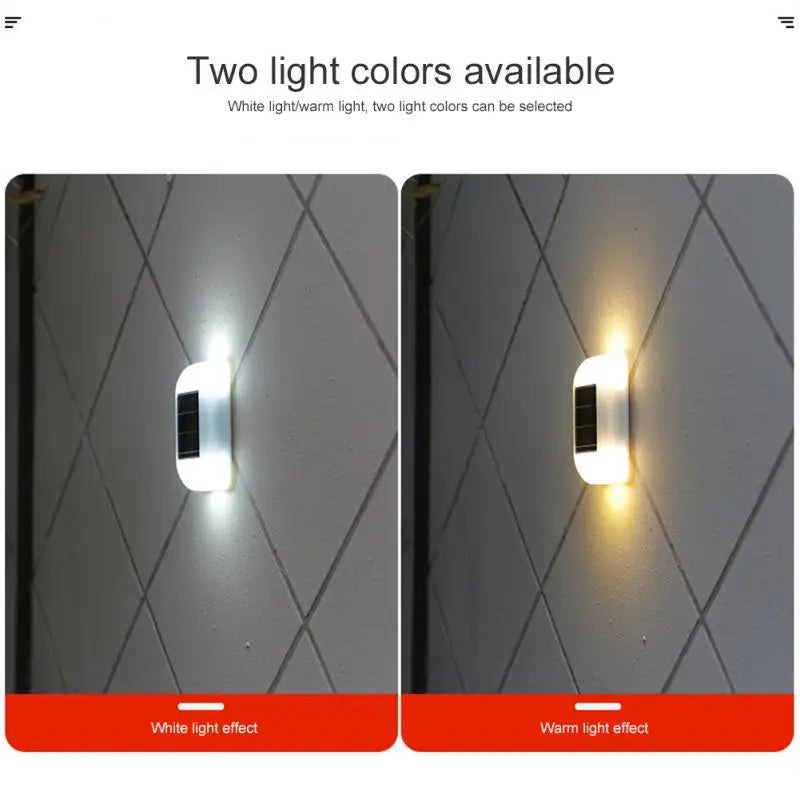 LED Solar Street Lights Waterproof Lighting Outdoor Motion Sensor Wall Solar Powered Lights For Patio Garden