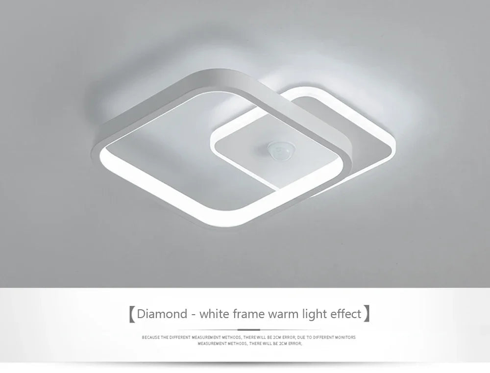 Modern LED Ceiling Lamp For Living Room Bedroom Aisle Corridor  Stairs Ceiling Light Motion Sensor Chandelier Lighting Fixture
