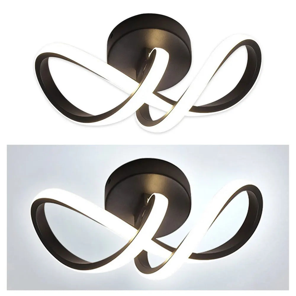 LED Aisle Ceiling Lights Modern Chandelier Three Colors Lamp Minimalist Lamps For Bedroom Light Surface Installation Dining Room