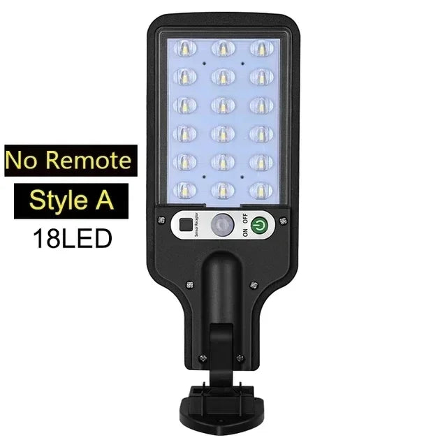 LED Outdoor Solar Lights 30/72/108COB Courtyard Waterproof Wall Lamp Motion Sensor Garden Terrace Garage Door Street Lamp
