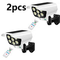 Outdoor Motion Sensor Solar Lights 77LED Solar Motion Sensor LED Light Outdoor Camera Porch Garden Wireless Security Floodlights