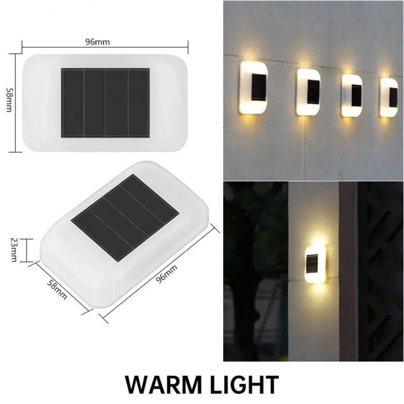 LED Solar Street Lights Waterproof Lighting Outdoor Motion Sensor Wall Solar Powered Lights For Patio Garden