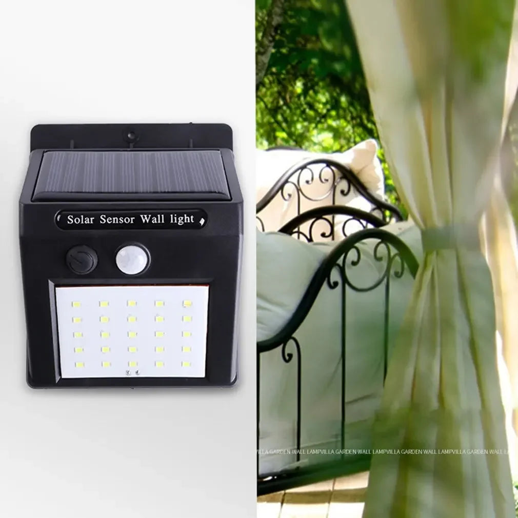 20-40LED Solar Lights Outdoor With 3 Mode Waterproof Motion Sensor Security Lighting LED Wall Street Lamp for Garden Porch Light