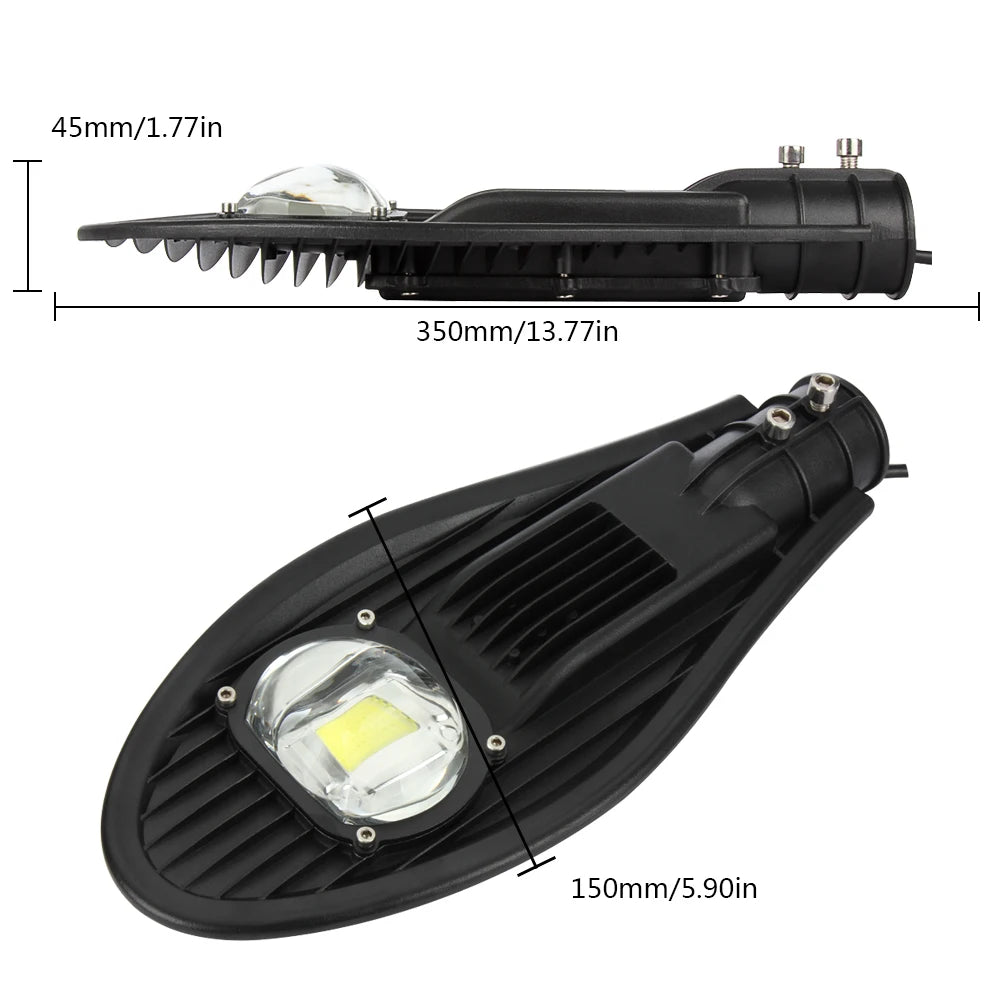 30W 50W 100W Street Light-150W LED OutdoorLights for Garden Lights Road Lamp AC110V 220V 230V 240V COB Streetlight Lighting