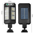 Solar Street Lights Outdoor Waterproof Security Motion Sensor LED Lamp with 3 Lighting Mode Solar Lights for Garden Path Decor