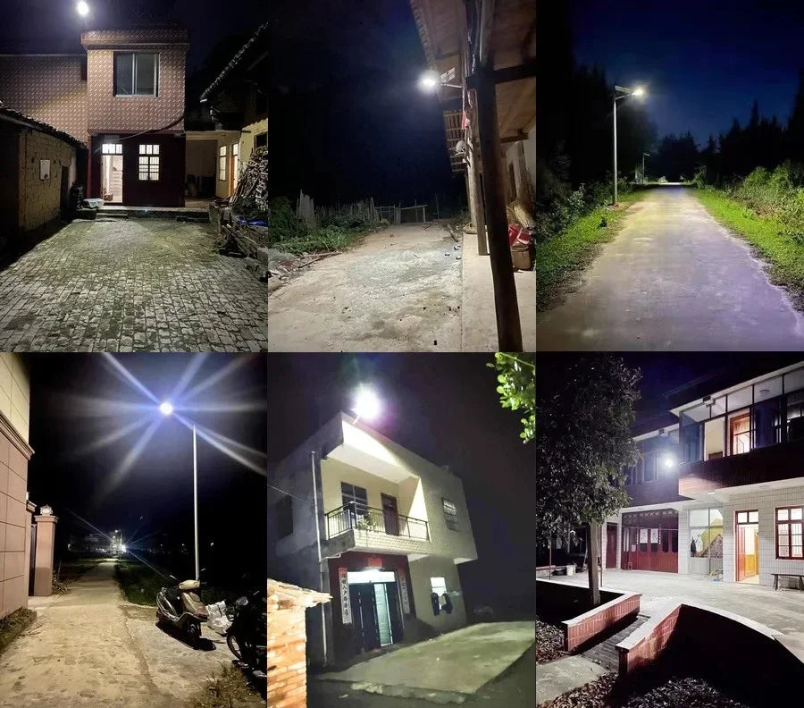 Motion Sensor Solar Street Lamp Ultra Bright External Solar Lamp Yard Garden Lantern