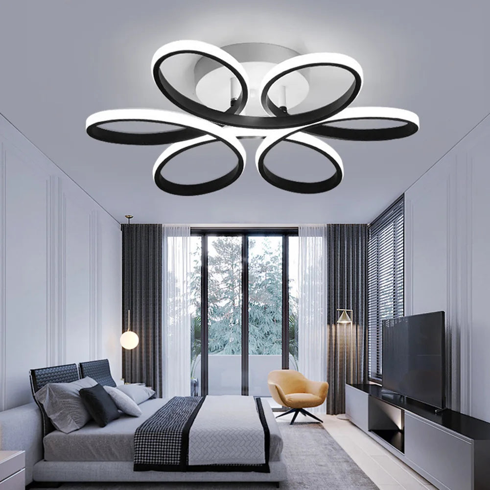 LED Ceiling Lamp Three Colors Flush Mount Lamp Modern Style Hallway Balcony Bedroom Living Room Chandelier Home Indoor Lighting