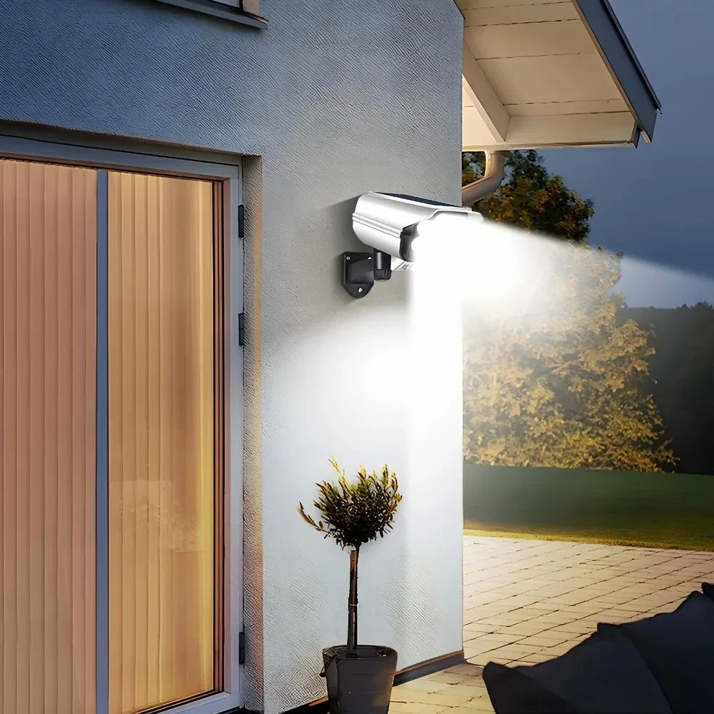 Outdoor Motion Sensor Solar Lights 77LED Solar Motion Sensor LED Light Outdoor Camera Porch Garden Wireless Security Floodlights