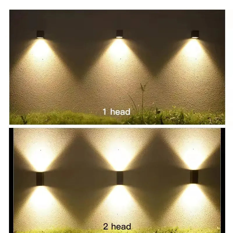 Led Wall Lamp Outdoor Waterproof IP65 Up Down GU10 AC110V 220V Lighting Garden Decoration Wall Lights for Indoor Lighting