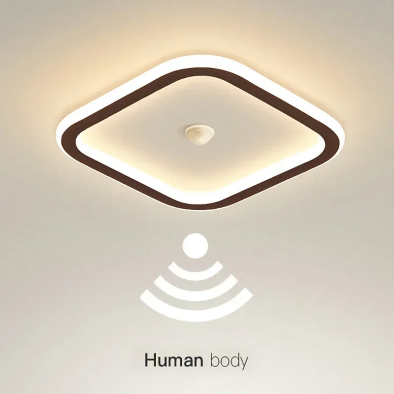 Modern LED Ceiling Lamp For Living Room Bedroom Aisle Corridor  Stairs Ceiling Light Motion Sensor Chandelier Lighting Fixture