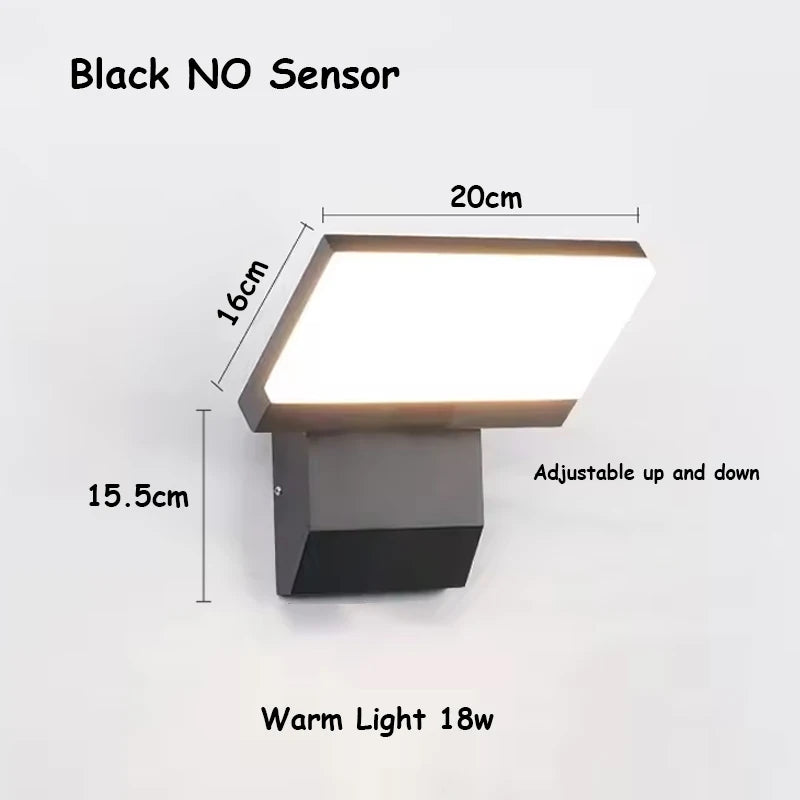 Motion Sensor LED Wall Light
