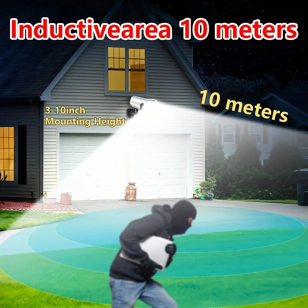 Outdoor Motion Sensor Solar Lights 77LED Solar Motion Sensor LED Light Outdoor Camera Porch Garden Wireless Security Floodlights
