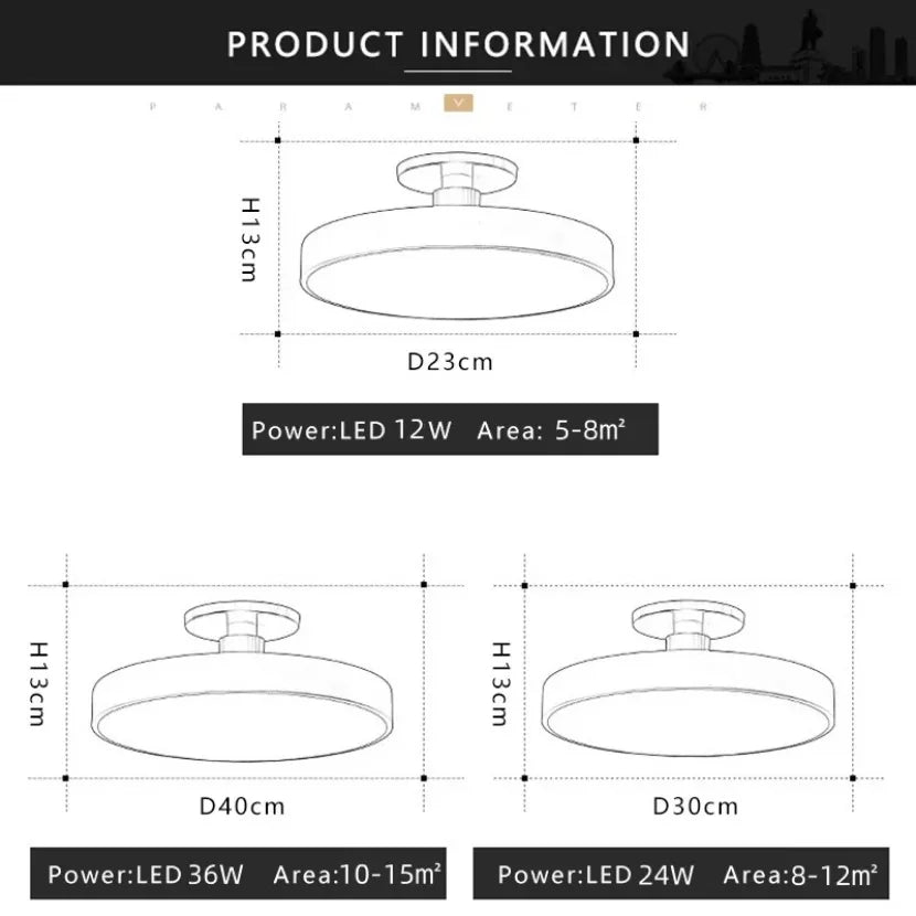 Modern LED Ceiling Light Nordic Macaron Circular Pendant Light Children's Room Dining Room Study Room Interior Decoration Light