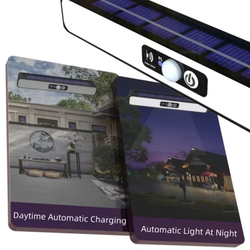 Newest Solar LED Light 300000LM Outdoor Solar Lamp Of Motion Sensor 4 Mode Waterproof IP65 Solar Garden Light Street Yard