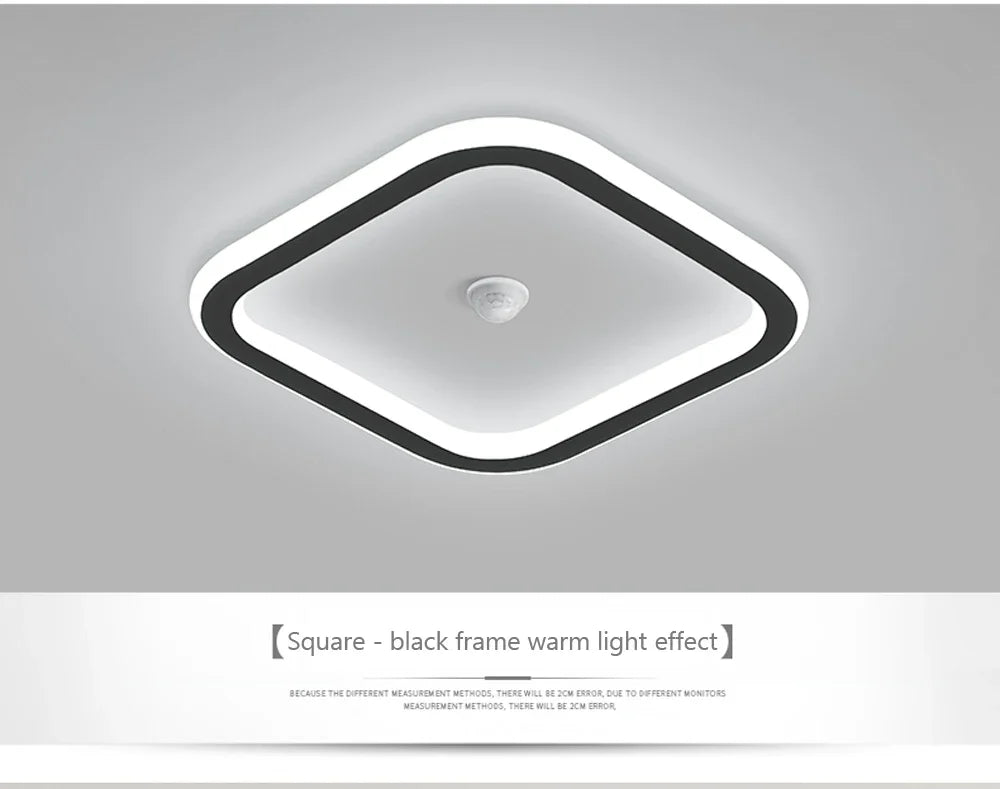 Modern LED Ceiling Lamp For Living Room Bedroom Aisle Corridor  Stairs Ceiling Light Motion Sensor Chandelier Lighting Fixture