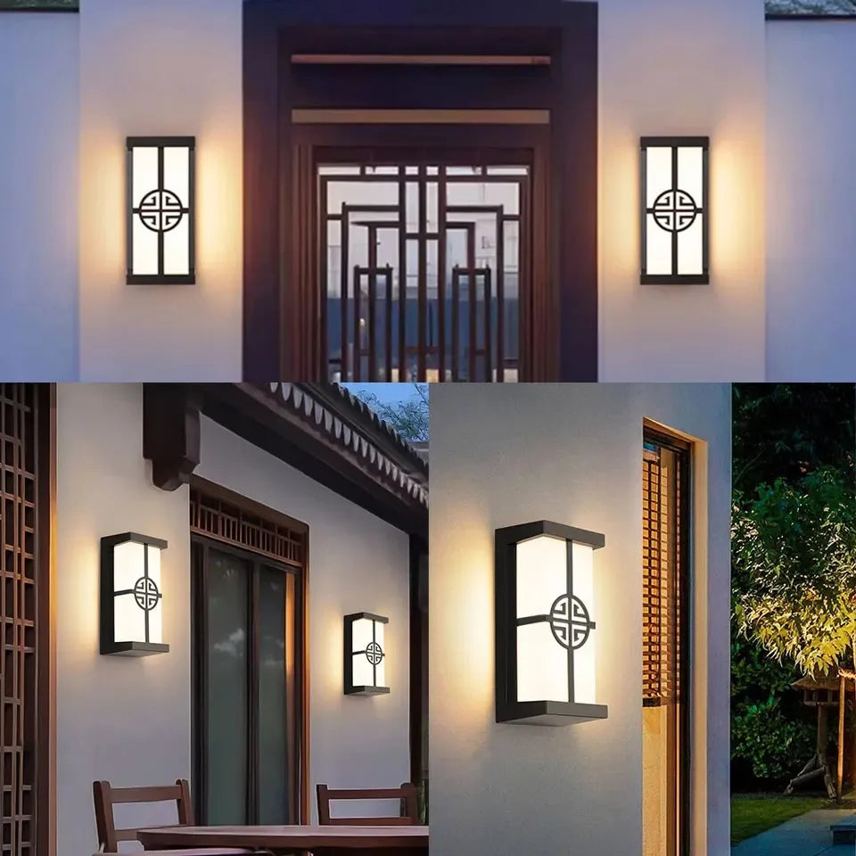 Motion Sensor LED Wall Light 16W Indoor&Outdoor Waterproof IP66 Porch Wall Lamp Home Sconce Decoration Lighting