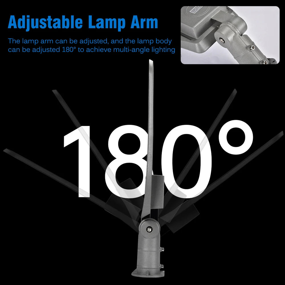 Waterproof Adjustable Lamp Arm LED Street Light for Outdoor