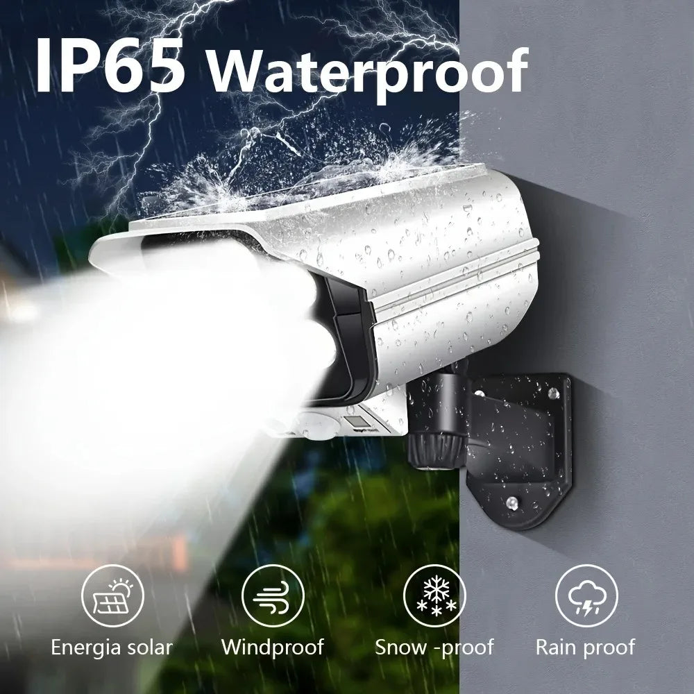Outdoor Motion Sensor Solar Lights 77LED Solar Motion Sensor LED Light Outdoor Camera Porch Garden Wireless Security Floodlights