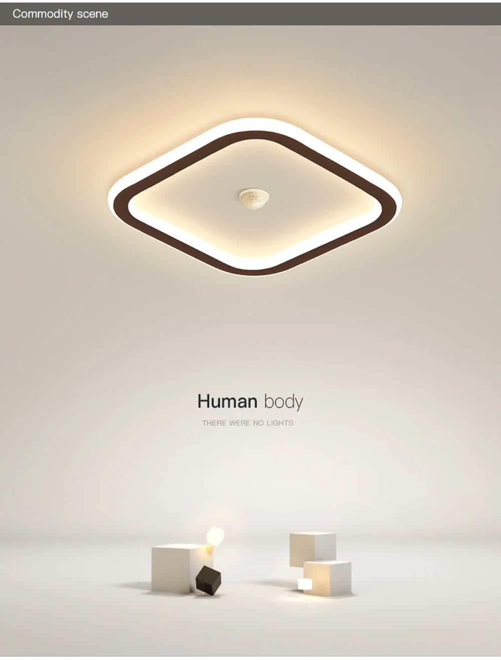 Modern LED Ceiling Lamp For Living Room Bedroom Aisle Corridor  Stairs Ceiling Light Motion Sensor Chandelier Lighting Fixture