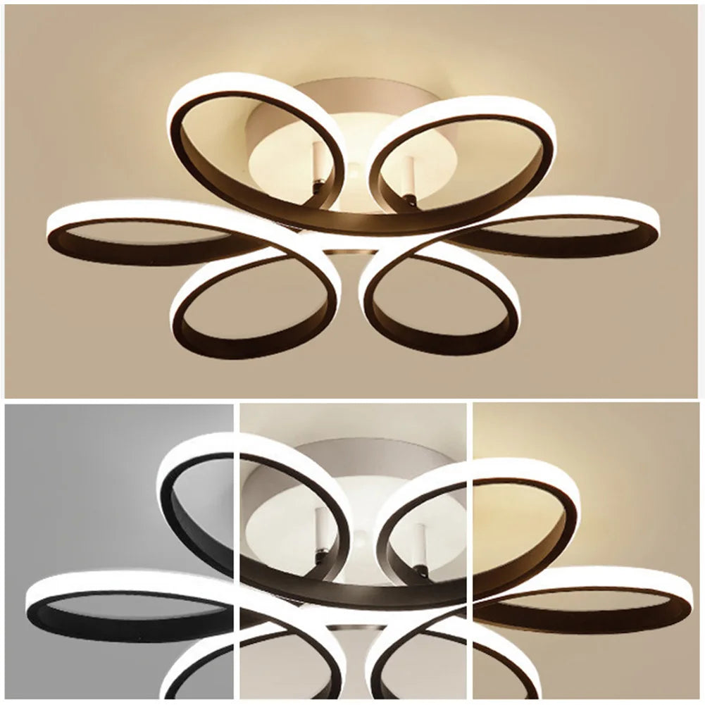 LED Ceiling Lamp Three Colors Flush Mount Lamp Modern Style Hallway Balcony Bedroom Living Room Chandelier Home Indoor Lighting