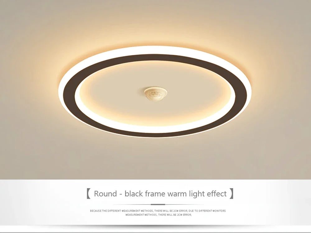 Modern LED Ceiling Lamp For Living Room Bedroom Aisle Corridor  Stairs Ceiling Light Motion Sensor Chandelier Lighting Fixture