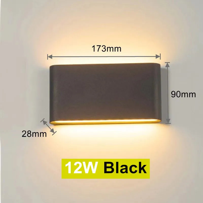 Modern LED Outdoor Wall Lamp