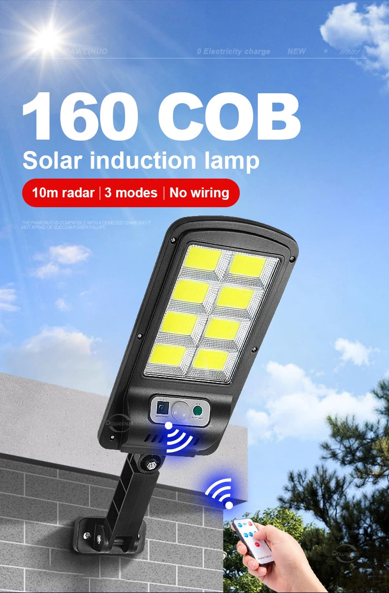 Super Bright 1008-LED Solar Lights Outdoor Street Lamp 3 modes IPX65 Waterproof Garden Lighting With Smart Motion Sensor