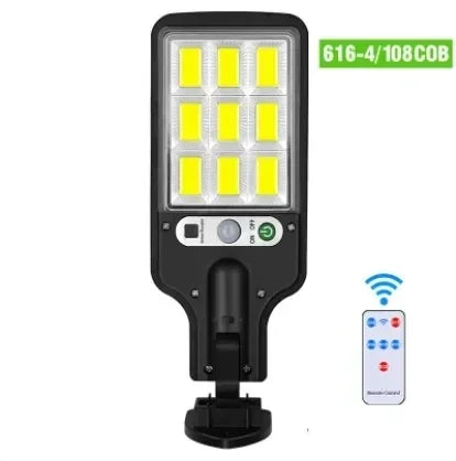 LED Outdoor Solar Lights 30/72/108COB Courtyard Waterproof Wall Lamp Motion Sensor Garden Terrace Garage Door Street Lamp