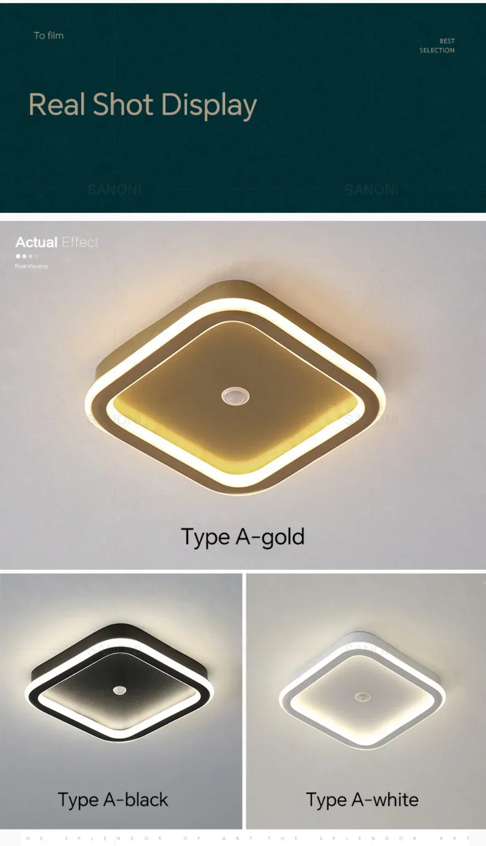 Modern LED Ceiling Lamp For Living Room Bedroom Aisle Corridor  Stairs Ceiling Light Motion Sensor Chandelier Lighting Fixture