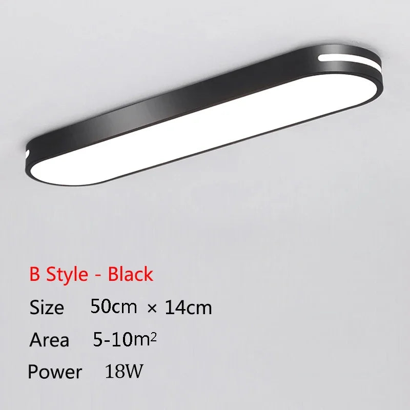 Modern Led Ultra-Thin Ceiling Light Balcony Corridor Bedroom Home Decoration Indoor Lighting Kitchen Restaurant Ceiling Light