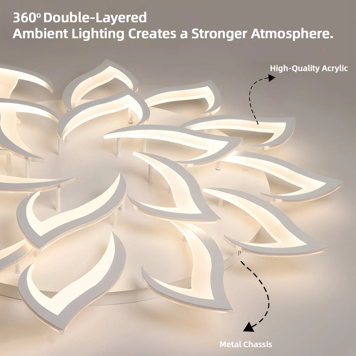 Nordic Ceiling Pendant Lamps Flowers Ceiling Chandeliers Living Room Restaurant Bedroom Decor Modern LED Ceiling Lights Fixture