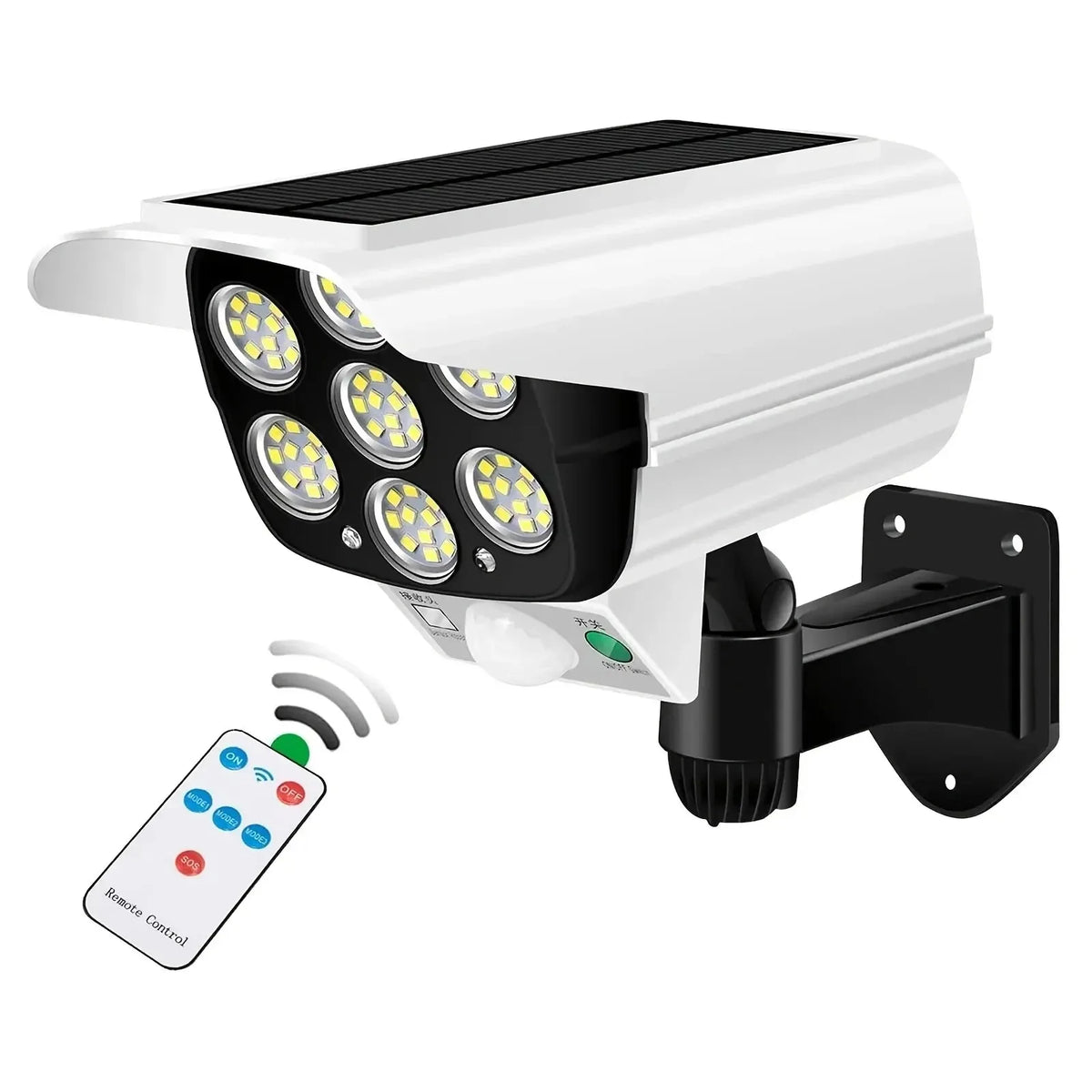 Outdoor Motion Sensor Solar Lights 77LED Solar Motion Sensor LED Light Outdoor Camera Porch Garden Wireless Security Floodlights