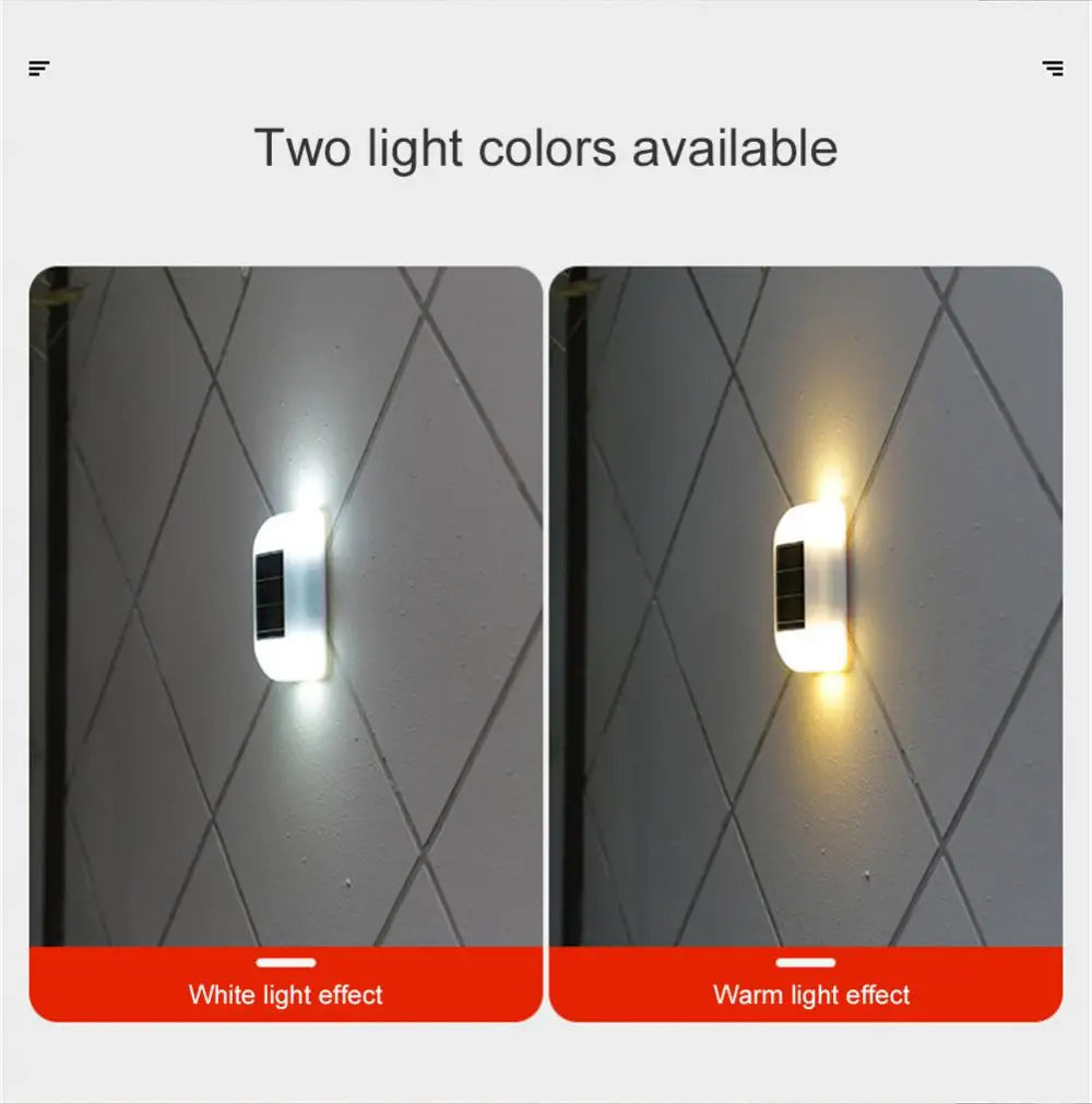 LED Solar Street Lights Waterproof Lighting Outdoor Motion Sensor Wall Solar Powered Lights For Patio Garden
