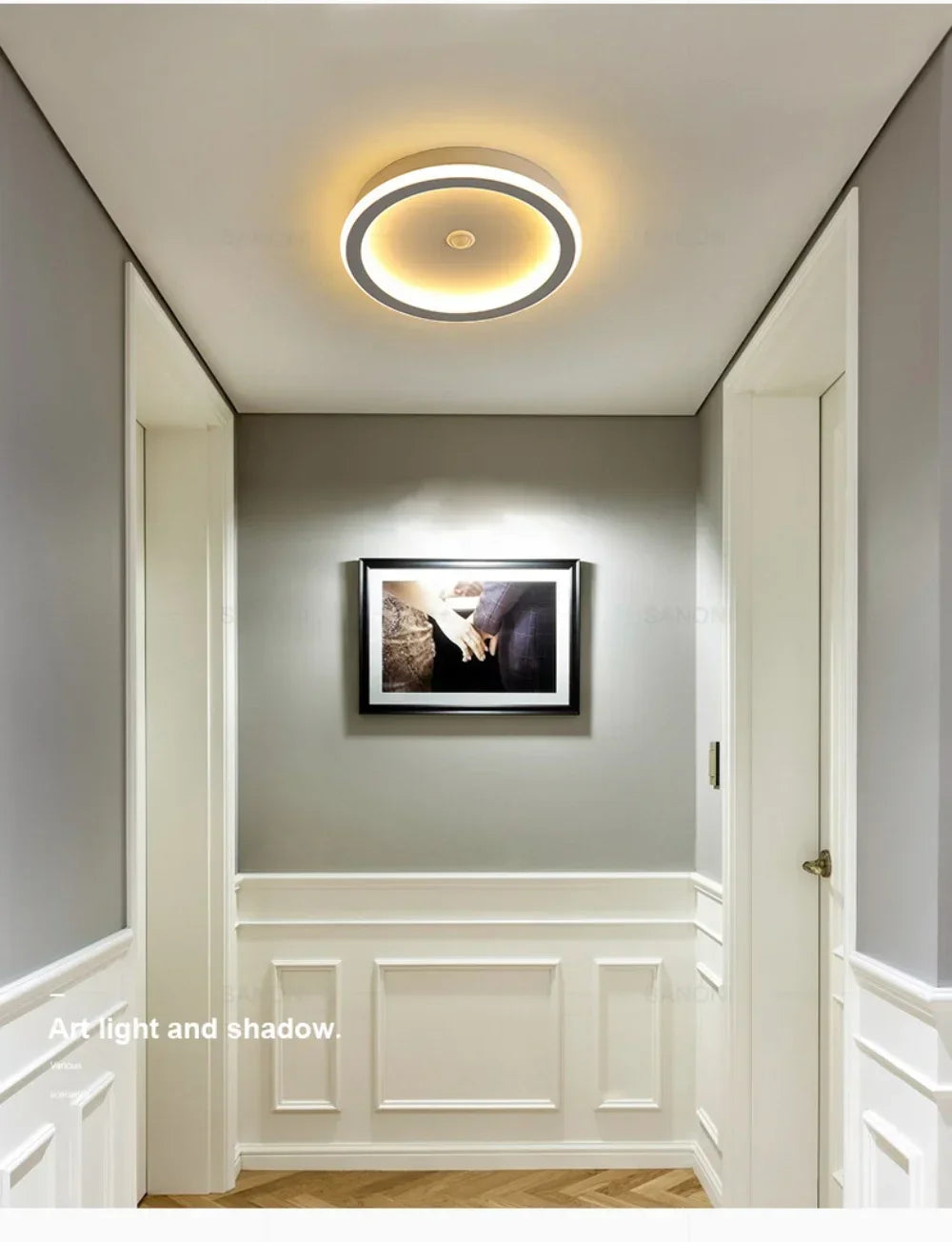 Modern LED Ceiling Lamp For Living Room Bedroom Aisle Corridor  Stairs Ceiling Light Motion Sensor Chandelier Lighting Fixture