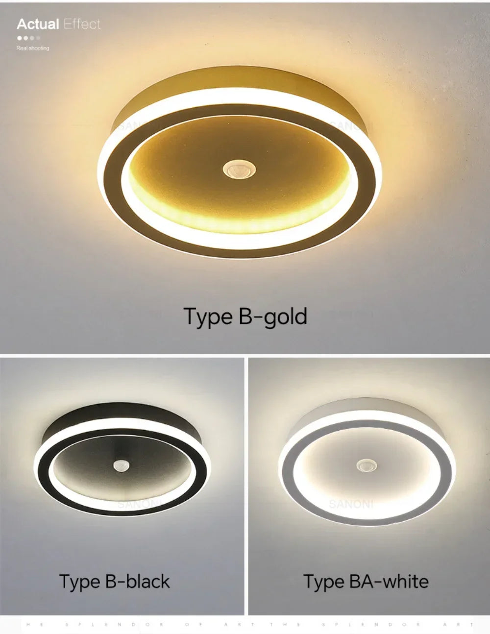 Modern LED Ceiling Lamp For Living Room Bedroom Aisle Corridor  Stairs Ceiling Light Motion Sensor Chandelier Lighting Fixture