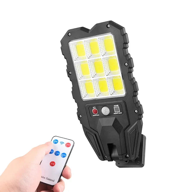 Solar Street Lights Outdoor,Solar Lamp With 3 Light Modes Waterproof Motion Sensor Security Lighting for Garden Patio Path Yard